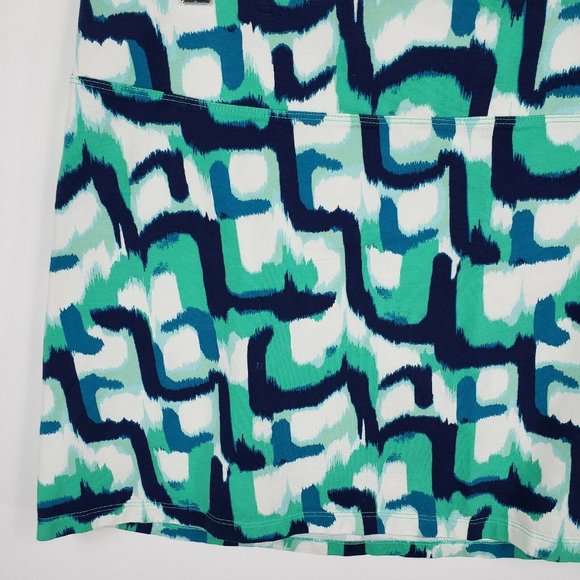 Patagonia Womens Skirt Size Large Blue Green Pull On - Picture 2 of 4